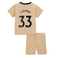 Chelsea Wesley Fofana #33 Fotballklær Tredjedraktsett Barn 2022-23 Kortermet (+ korte bukser)